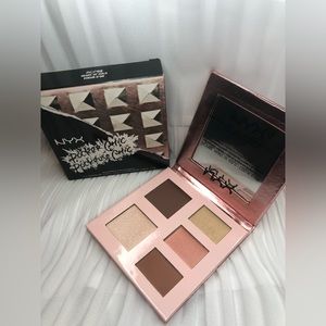 NIB- NYX Rocker Chic Heart of Gold Eye Shadow palette RCP02